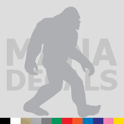 Calcomanía adhesiva troquelada de vinilo Sasquatch - Bigfoot Yeti Cryptid Big Foot Foto 1 de 3
