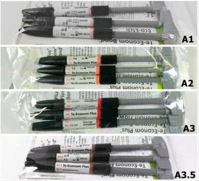 Ivoclar Vivadent cura della luce dentale composito TE-Econom Plus resina A1/A2/A3/A3,5 - Immagine 1 di 4