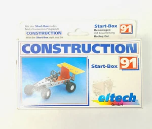 Eitech Construction Start-Box 91 Rennwagen Metall Set Vintage 80er Jahren - Bild 1 von 4