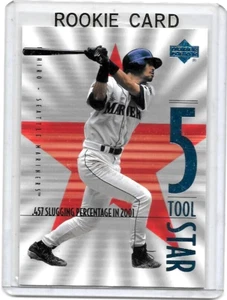 Tarjeta de novato Ichiro Suzuki 2001 cubierta superior 5 Tool Star - Imagen 1 de 1