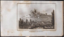 1839 - Cathedral Saint-Nazaire-et-Saint-Celse Béziers - engraving antique