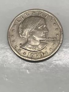 Susan B. Anthony Liberty Dollar 1979 P como nuevo FG Frank Gasparro $1 EE. UU. Moneda 03 - Imagen 1 de 4