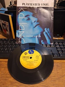 KD LANG CONSTANT CRAVING / MISS CHATELAINE LIVE VG+ SIRE 7" VINYL 45 PIC SLEEVE - Picture 1 of 2