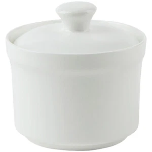 Zuppiera in ceramica con coperchio casa cucina portaoggetti ristorante - Foto 1 di 12