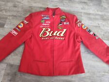 Chase Authentics Budweiser Women’s Nascar Jacket #8 Dale Earnhardt Jr Size M