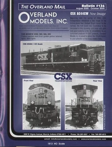 catalogo rivista OVERLAND MODELS MAIL Bulletin 136 2002 + prices USD E bb - Picture 1 of 2