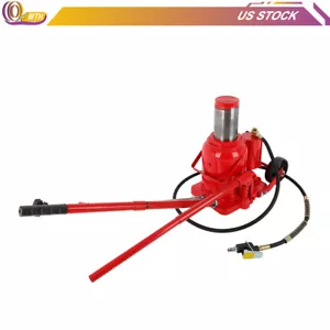 50 Ton Air Hydraulic Bottle Jack Manual Truck RV Heavy Duty Auto Lift Repair - Foto 1 di 13