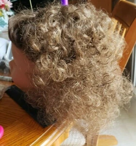 Wig 14/15, BROWN, Short Curly , Full Cap, Girl # 8 - Picture 1 of 9