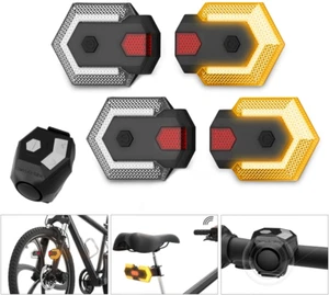 Bike Tail Light, USB Rechargeable Bike Turn Signals Front and Rear, Bicycle Turn - Picture 1 of 7