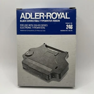 Adler Royal IBM Black Correctable Typewriter Ribbon 246 Electronic 310/410 - Picture 1 of 2