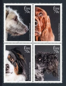 IRELAND 2016 MINT NH BLOCK OF 4 #2106a DOGS !! FF41 - Picture 1 of 2