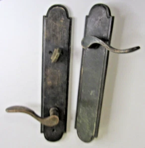 Front Entry Door Hardware, Hand forged Bronze - Picture 1 of 10