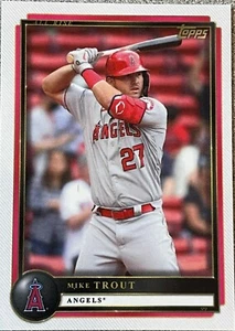 2022 Topps X AARON JUDGE ONLINE EXCLUSIVE Mike Trout #72 Free Shipping! - Picture 1 of 2