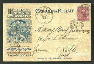Venecia Venecia Exposición Arte Exposición Italia Italia 1897 sello - Imagen 1 de 1