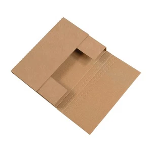 Foldable Shipping Boxes Flat 12.125"L x 9.125"W x 2"H, 50-Pack | Corrugated C... - Picture 1 of 6