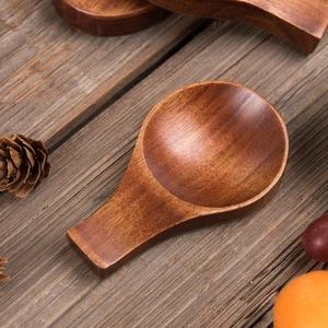 4 Pcs Untertasse Aus Holz Löffelablage Für Küchentheke Löffelhalter Den Herd - Bild 1 von 12