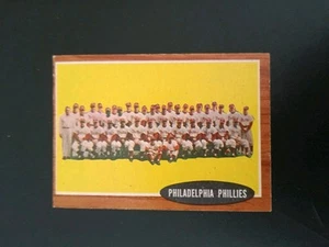 1962 Topps Set-Break #294 Phillies Team Card Free Shipping - Picture 1 of 2