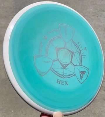 MVP Axiom Neutron Hex - Rare Swirly Galaxy Marble Natural Beauty Disc Golf - Image 1 of 4