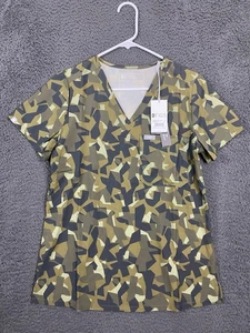 NEW FIGS Women's Freex Catarina Scrub Top Size XS Collar V Neck NWT Printed - Picture 1 of 7