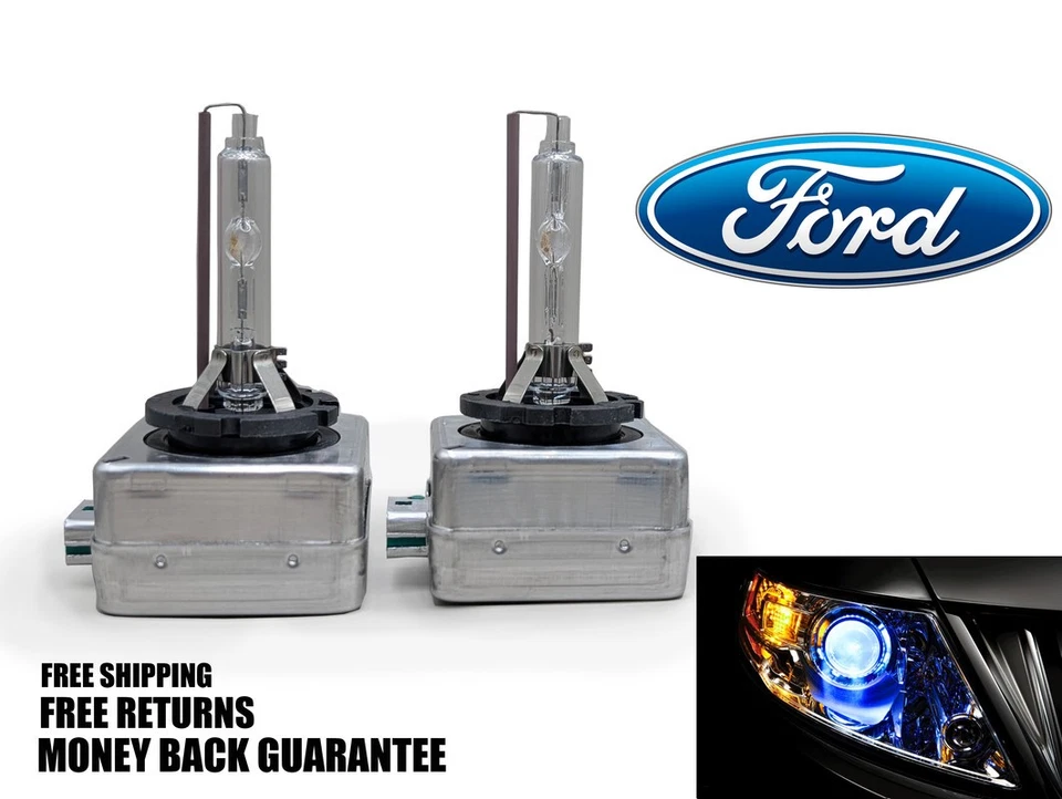 8000K Cool Blue HID Xenon Headlight Bulb for FORD FOCUS 2015-2018 H&L Beam x2 - Image 1 of 1