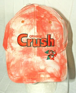 Vintage Baseballkappe Mütze Unisex mit Schmucksteinen Orange Crush abgenutzt neu neu aus altem Lagerbestand OSFM 2004 - Bild 1 von 13
