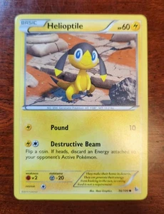 Helioptile Pokemon Karte, Flashfire Set 36/106 - Bild 1 von 2