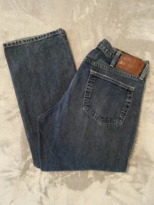 Eddie Bauer Jeans Mens 36x36 Blue Straight Fit Denim Outdoors Dad Normcore - Picture 1 of 12