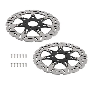 2pcs Front Brake Disc Rotor for Harley Davidson Softail Dyna Sportster 2014-24 - Picture 1 of 15