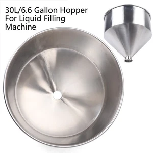 Tramoggia serbatoio 30L tramoggia acciaio inox 304 per riempitrice liquidi pasta - Foto 1 di 11
