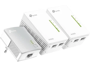 Adaptador PLC - TP-Link TL-WPA4220 TKIT, Pack de 3 unidades, WiFi 300 m - Imagen 1 de 8