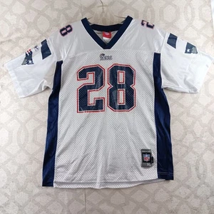 Camiseta Reebok Corey Dillon New England Patriots Juvenil Extra Grande Malla Blanca - Imagen 1 de 10