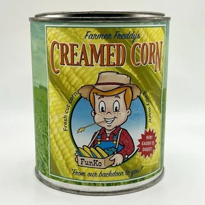 Farmer Freddy’s Cremed Corn Funko Can Of Corn 2017 Fundays Promo oggetti di scena - Foto 1 di 2