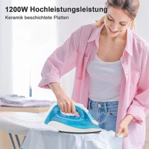Dampfbügeleisen Bügeleisen mit Keramik-Bügelsohle Visueller Tank Vertikaldampf - Bild 1 von 11