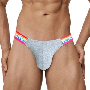 1,4 Pack Mens Cotton Underwear Briefs Sexy Pouch Breathable Bikini Panties - Picture 1 of 47