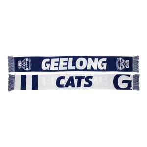 Geelong Cats AFL Burley Sekem Defender Scarf! BNWT! - Picture 1 of 3