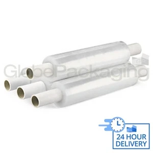 12 ROTOLI EXT CORE PALLET ELASTICO TERMORETRAIBILE TRASPARENTE 150M - Foto 1 di 5