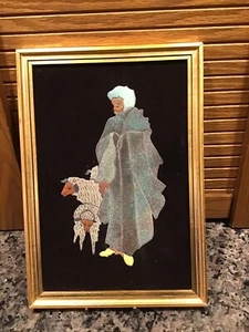 MCM ABSTRACTO Modernista Cobre Esmalte Pared Placa Pastor Jesús Hebreo Judaica  - Imagen 1 de 12