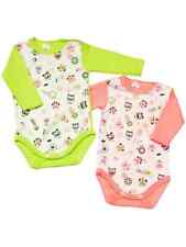 Body Long Sleeve Romper Cotton Poppers 2er Pack 22793 Baby Sale