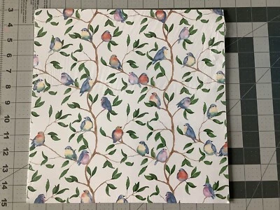 Stampin Up FLIGHT & AIRY Designer Series Paper Floral Birds - 12 (12”x12”) - Image 1 of 2