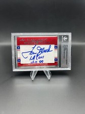 2011 Leaf Sports Icons Cut Signature Edition Tom Mack Hall Of Fame AUTO 1/3 Rams