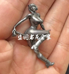 Latón Desnudo Masturbación Niña Estatua Arte Belleza Sexy Modelo Polla Obra de Arte - Imagen 1 de 6