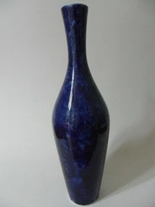 Heinrich Keulenvase Kobaltblau Marmoriert Sammlerstück Porzellan Porcelain Vase - Picture 1 of 5