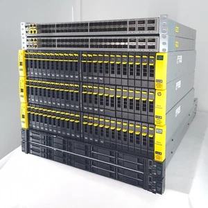 HPE 3PAR 8450 114TB SSD 2x DL360 Gen11 128 Cores 1TB RAM 10Gbit iSCSI Server SAN - Picture 1 of 9