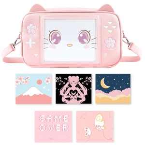 Sakura Game Purse - Kawaii Pink Crossbody Ita Handtasche - Bild 1 von 7