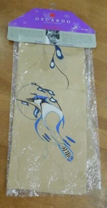 Oscardo Hand Painted Silk Blue Jay Scarf by Rick Beaver First Nations Tribe NEW - Picture 1 of 7