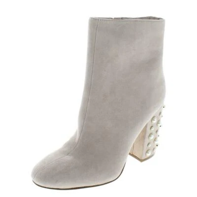 Ivanka Trump Mujer Telora Gamuza Botín Nuevo Con Defecto Foto 1 de 3