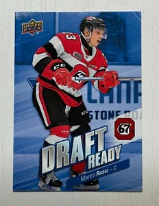 MARCO ROSSI 2019-20 Upper Deck CHL Draft Ready Pre-Rookie Minnesota Wild - Picture 1 of 2