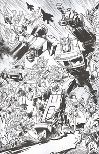 CUBIERTA TRANSFORMERS #9 G B&W JASON HOWARD CONNECTING VARIANTE ANIVERSARIO UE EN MUY BUEN ESTADO/CASI NUEVO - Imagen 1 de 1