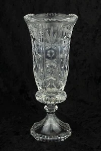 Vintage Towle Crystal Hurricane Vase / Clear Drinking Glass - Picture 1 of 9
