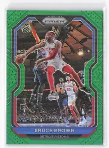 2020-21 Panini Prizm Bruce Brown #239 Green Prizms - Picture 1 of 2